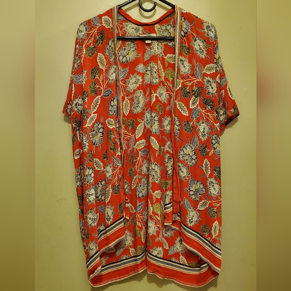 LOFT kimono vest